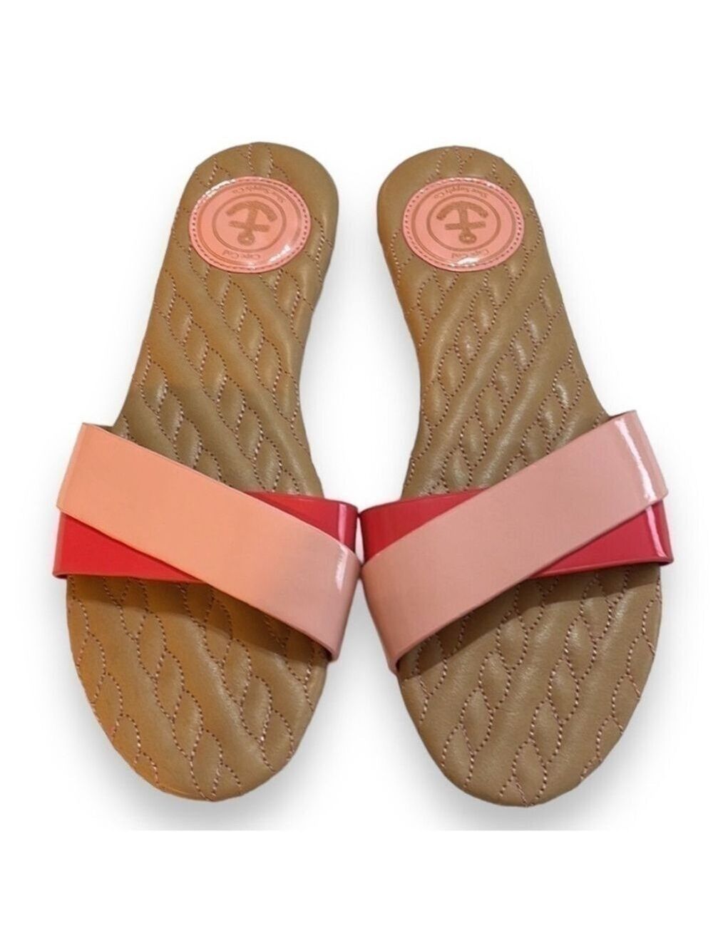 Cape Cod Shoe Supply Co. Pink Slides Sandals Women’s Size 9 - Picture 3 of 6